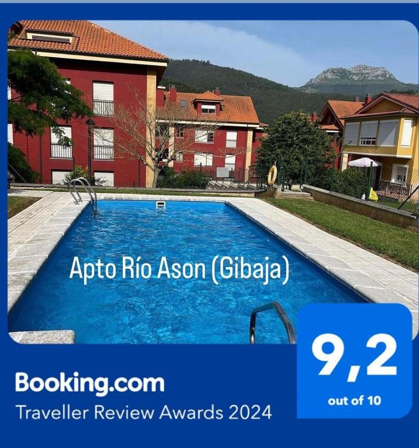 Apto Rio Ason, Desconexion Total Con Piscina Y Vistas Espectaculares Gibaja Exterior foto
